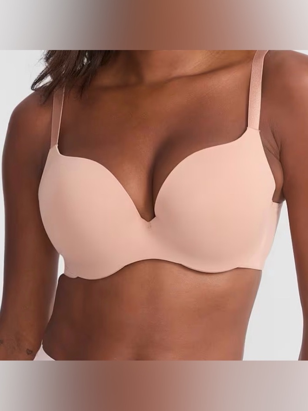 365 Smooth & Seamless Plunge T-Shirt Bra 34GG UK